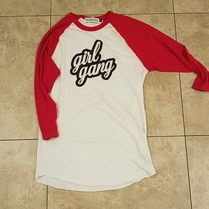 Girl Gang baseball-t